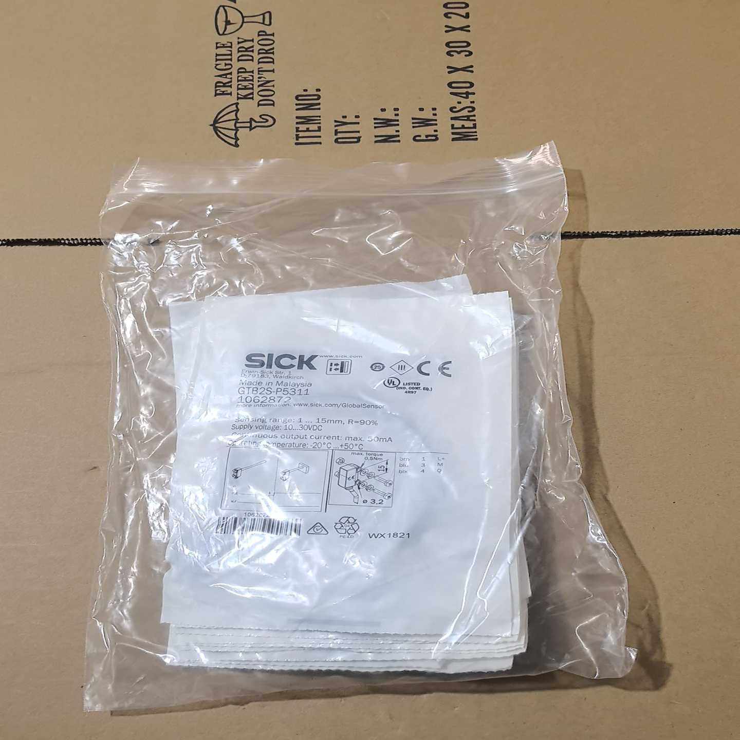 德国SICK西克GTB2S-P5311漫反射式光电传~询价