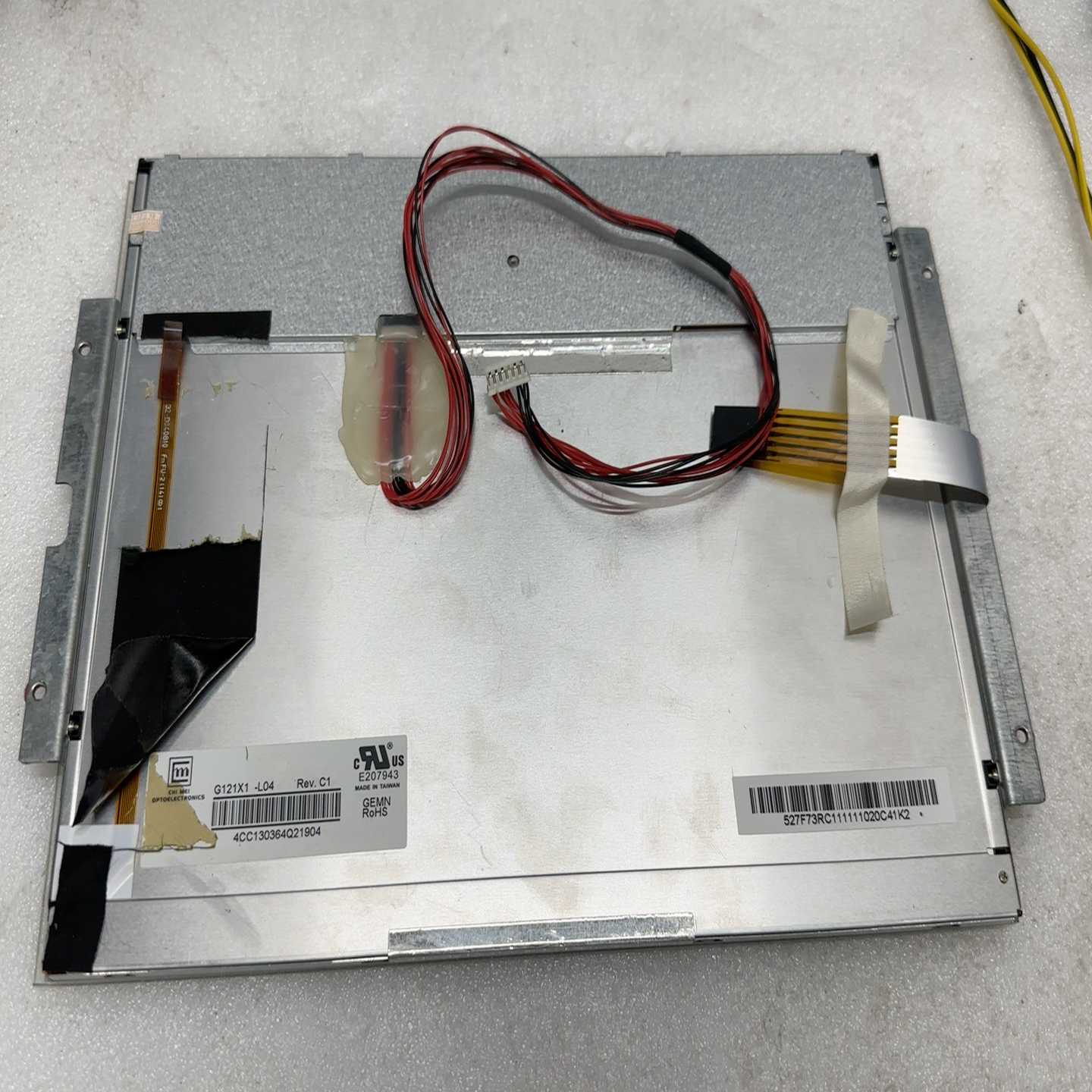 询价~奇美工业显示屏G121X1-L04 REV.c112寸一体机