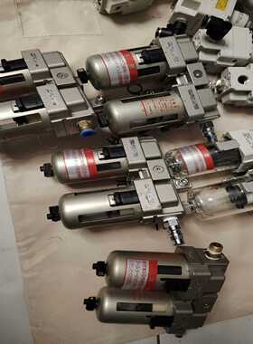 议价SMC油水过滤器双杯AF030-02，拆机原装进口共5套，有