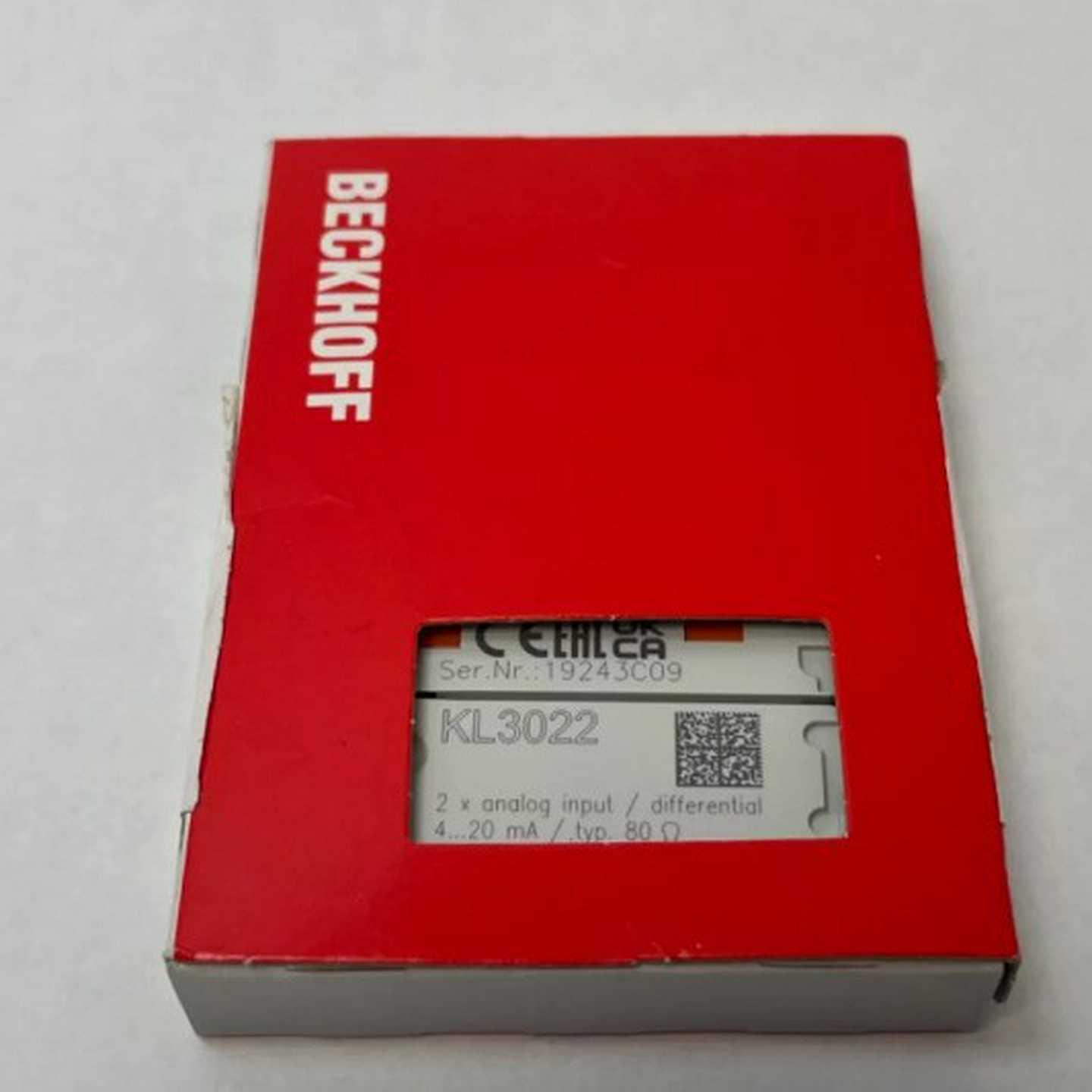 BeckhoffKL302U2总线端子模块，2通道模拟量输入KL-3022德国