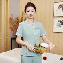 spa养生馆足浴足疗店技师工服气质套装高端美容院美容师工作服女