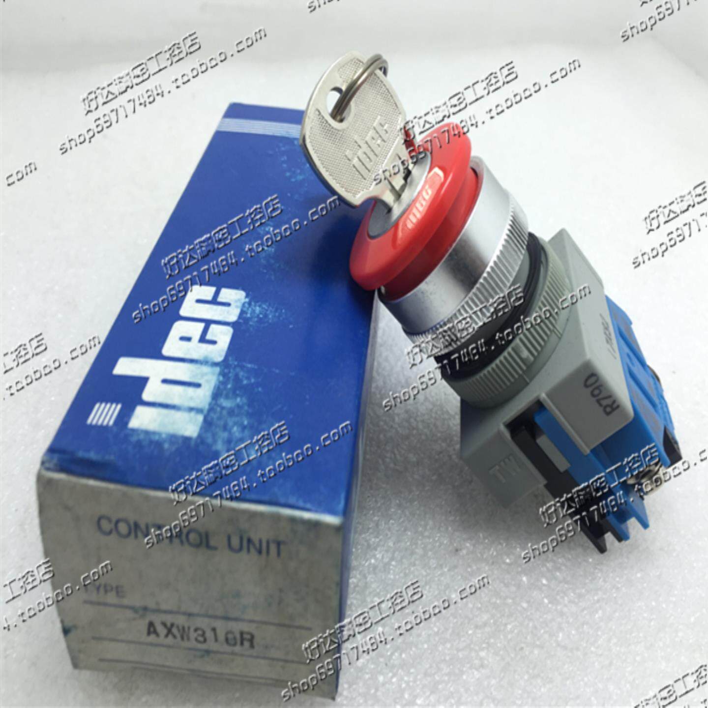 AXW310R进口日本idec和泉AXW301钥匙开关AXW311R钥匙复位AXW320R