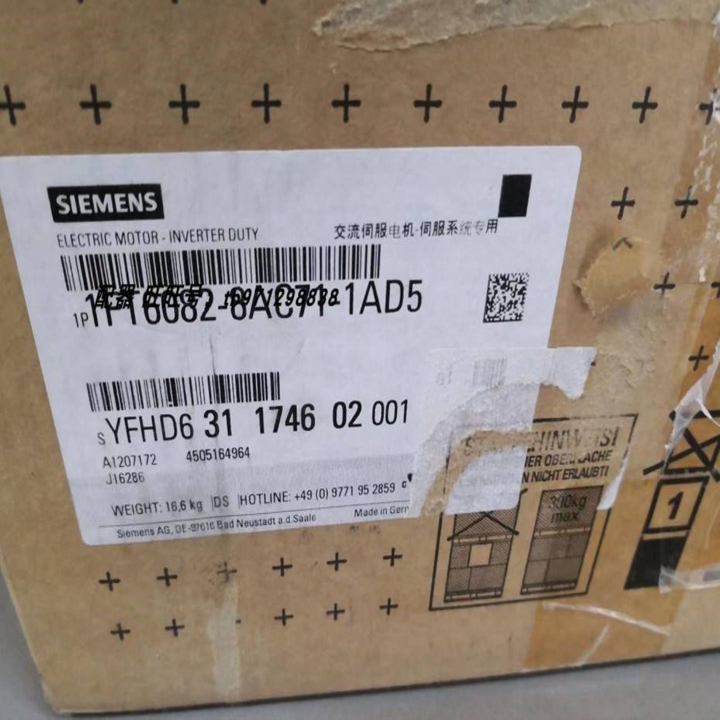 配件西门子全新原装伺服电机1FT6061-6AC71-4EB0 1FT6082-8A议价