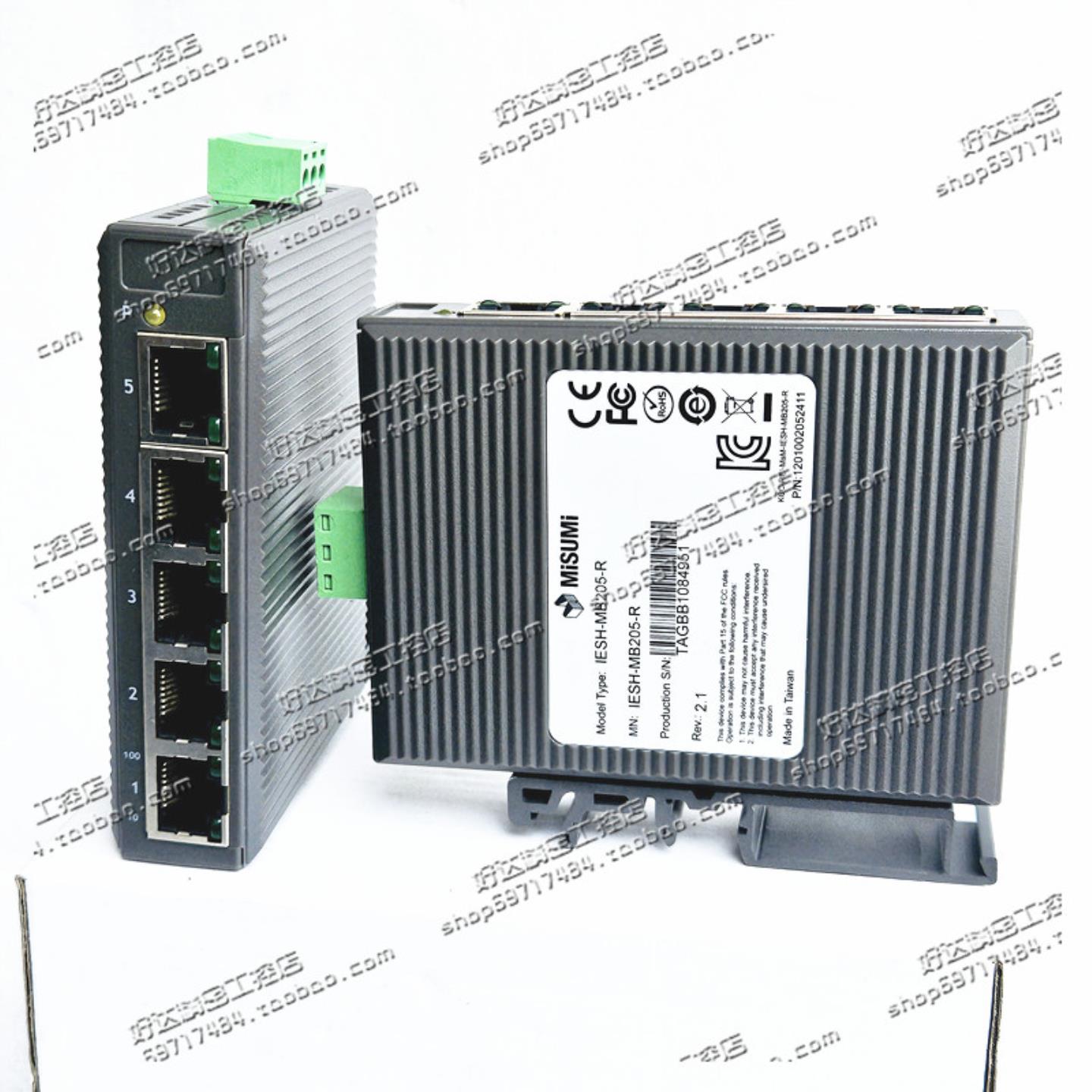 原装米思米百兆工业交换机IESH-MB208-R/IESH-MB205-R导轨式