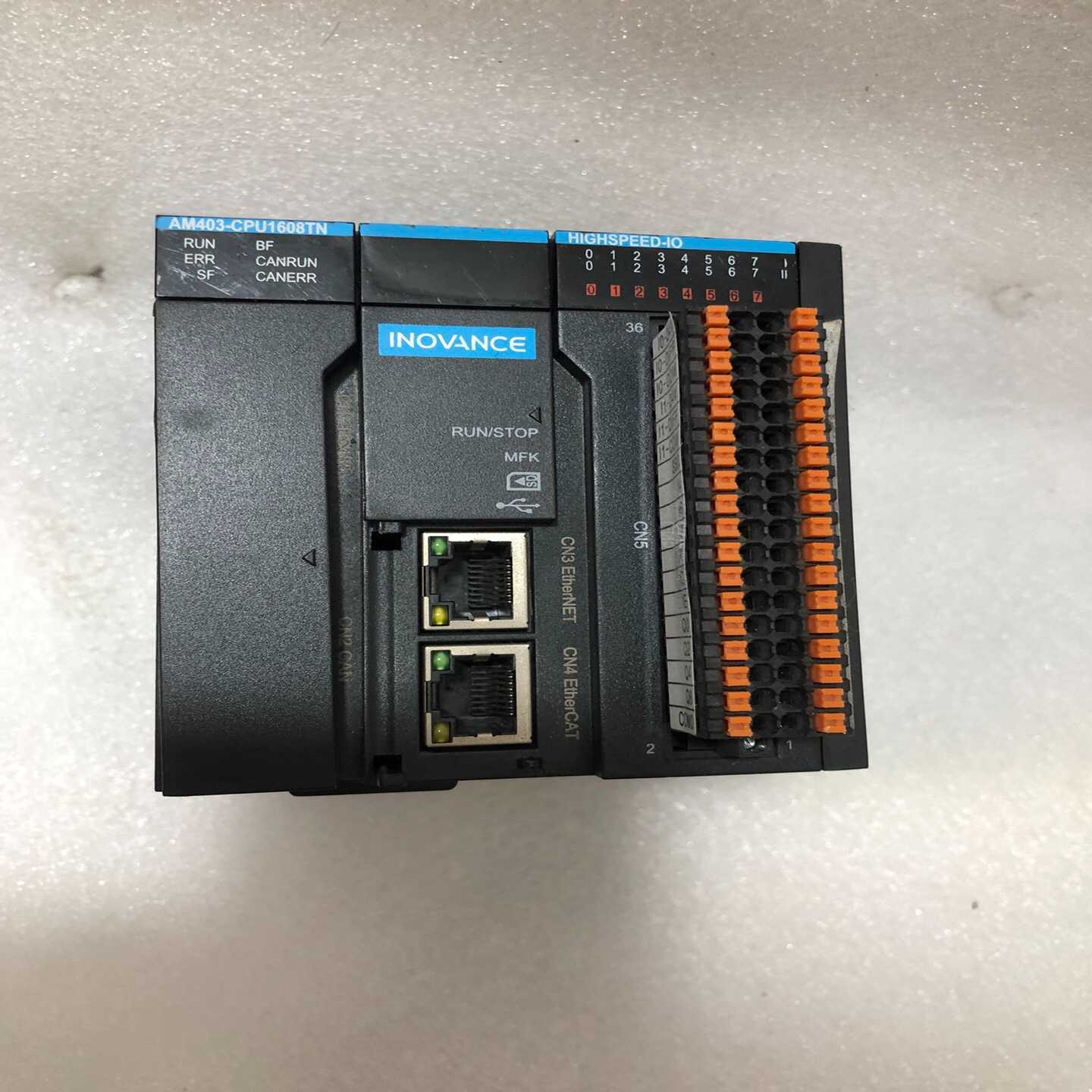 汇川可编程控制器模块SC403-CPU1608TN，实物图，