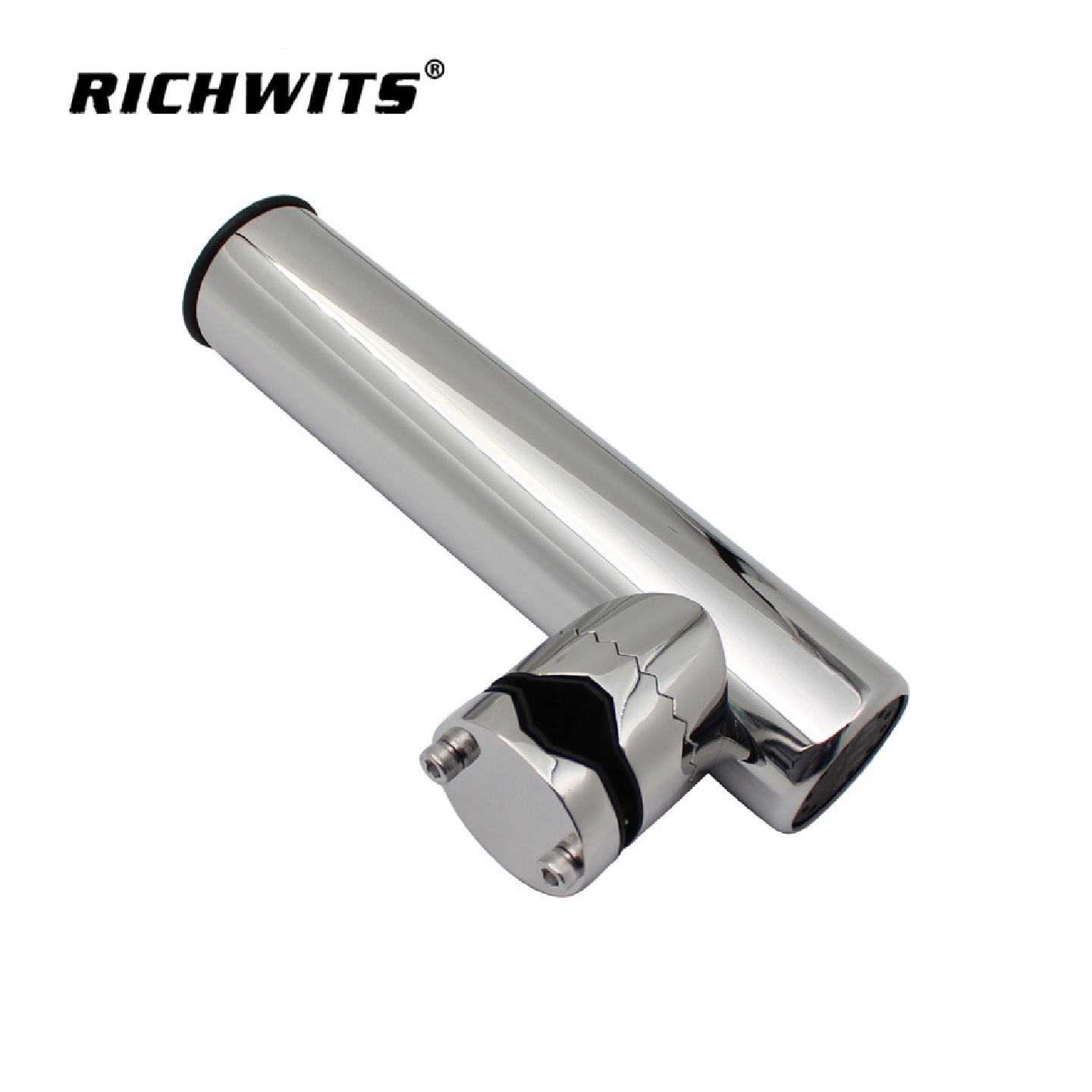 RICHWITS316不锈钢鱼竿筒游艇船用鱼竿座钓鱼支架炮台