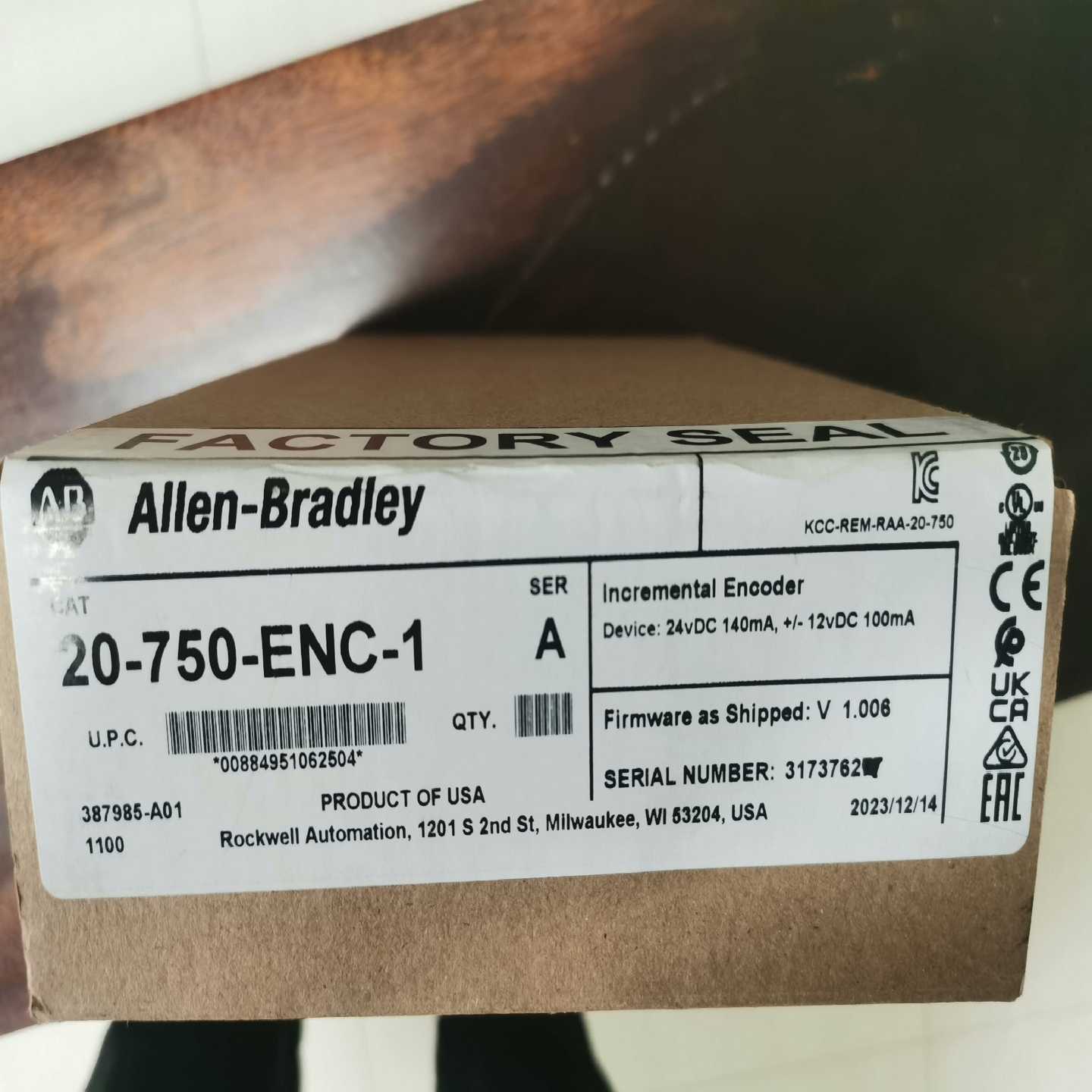 20-750-ENC-1 AB 罗克韦尔 ~询价