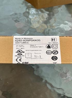 IQ40-40NPSKKOS西克传感器询价