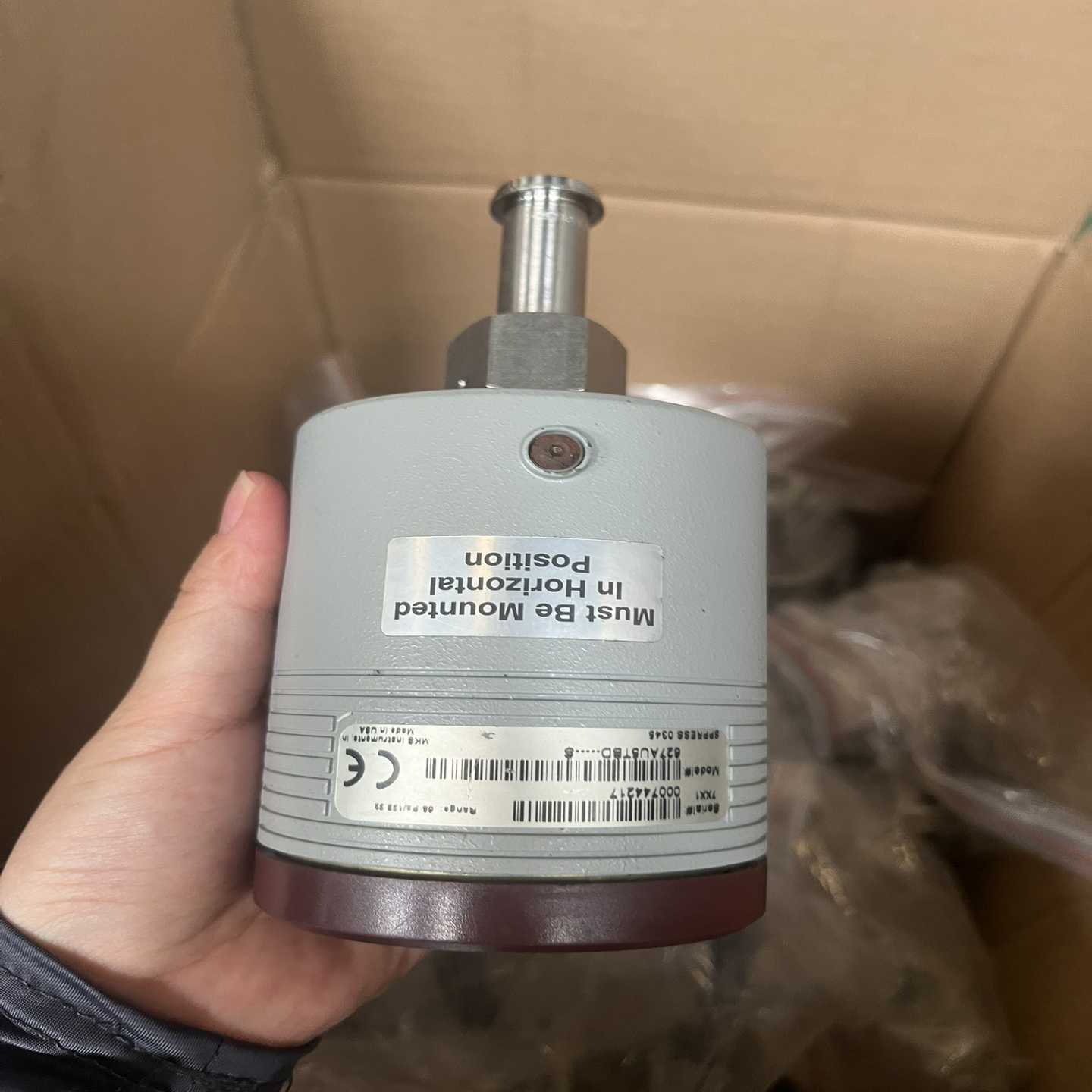 MKS压力计，型号627A.1TBD，0.1Torr，全新未--议价商品