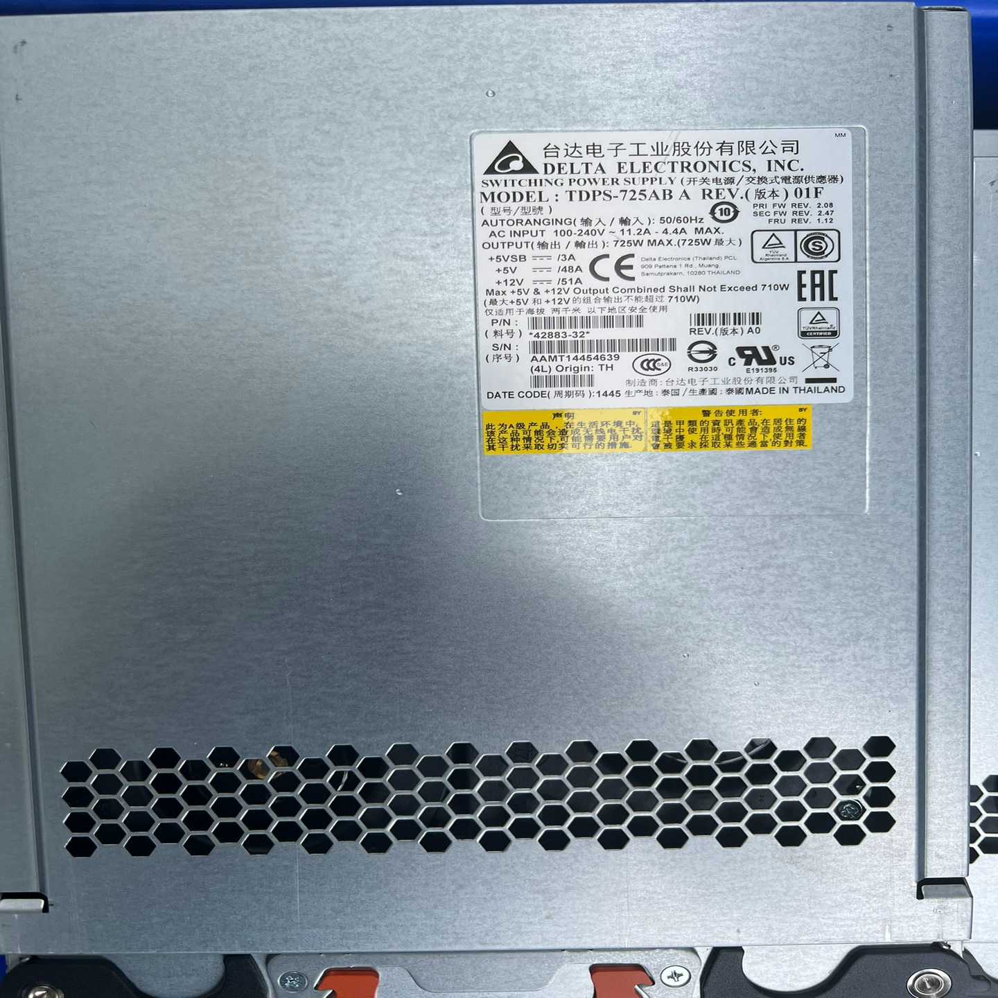 台达TDPS-725ABA725W存储电源拆询价