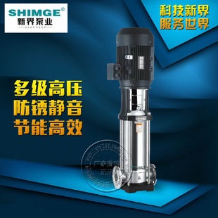 新界BL 离心泵高层供水锅炉增压工业水处理 轻型不锈钢多级立式