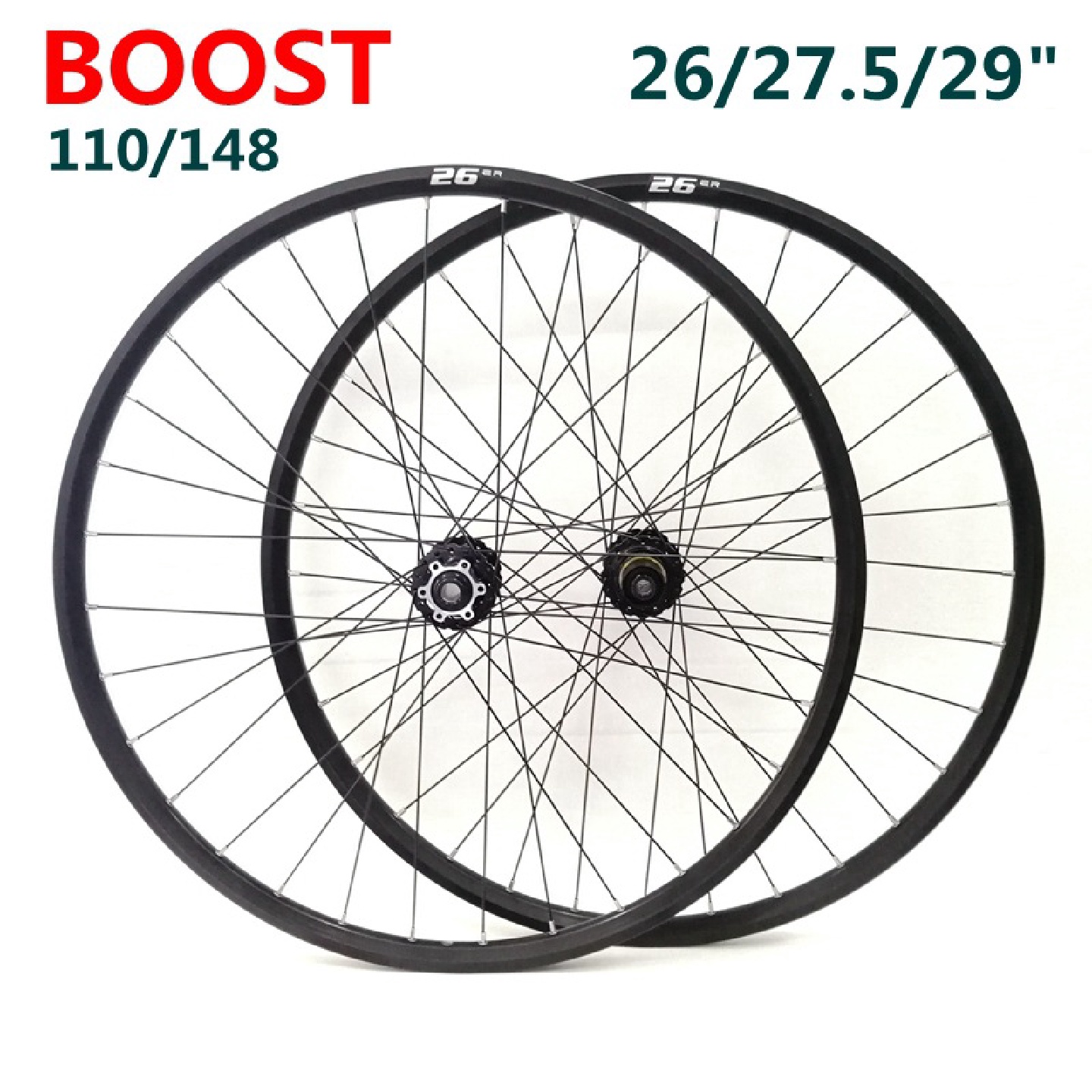 MODENG桶轴轮组BOOST花鼓180响110148培林碟刹2627.529山地车