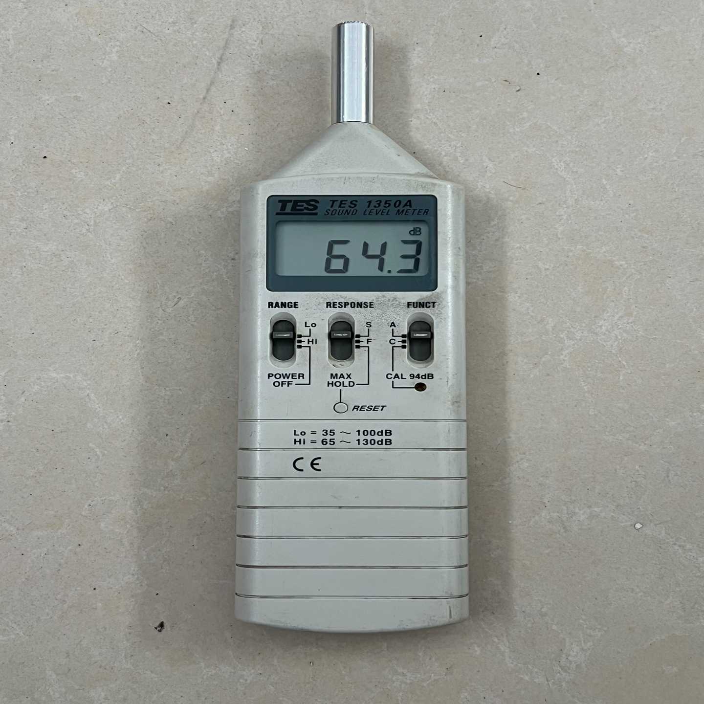 【议价】台湾泰仕TES1350A专业工业噪音测试仪适用