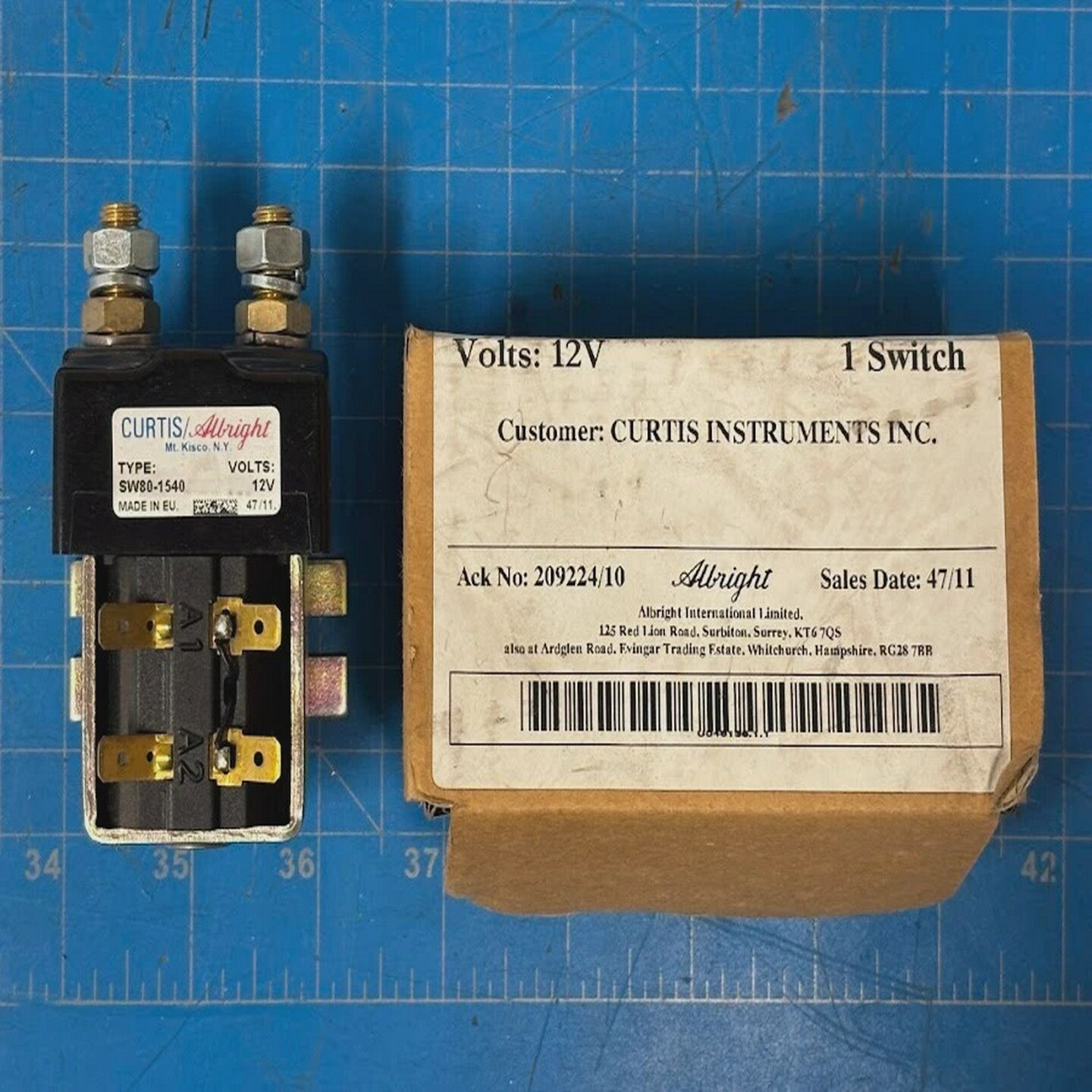 CurtisAlbright48V叉车接触器线圈SW80AB-23