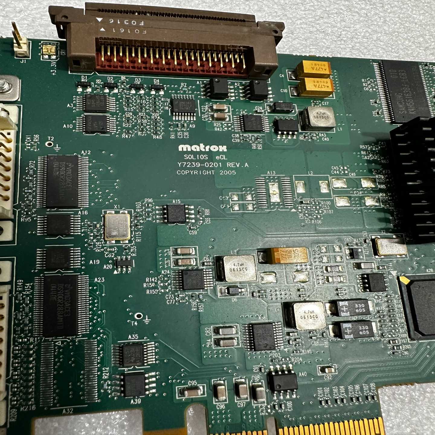 议价Matrox迈创图像采集卡Y7239-0201REV.A