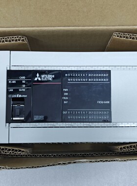 三菱PLCFX5U-64MT/ES全新正品，年份新19年--议价商品