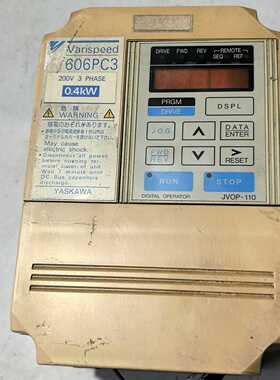 安川606PC3变频器CIMR-PCA20P4，功适用