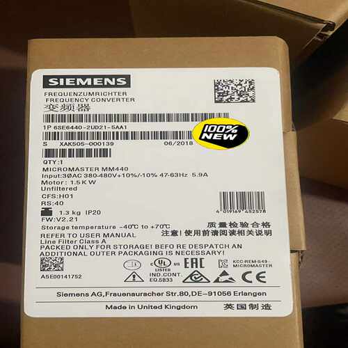6SE6440-2UD21-5AA1 MM440变~询价