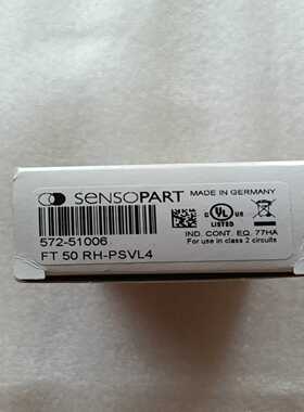 【议价】SENSOPART森萨帕特光眼，型号FT50RH-PSVL适用