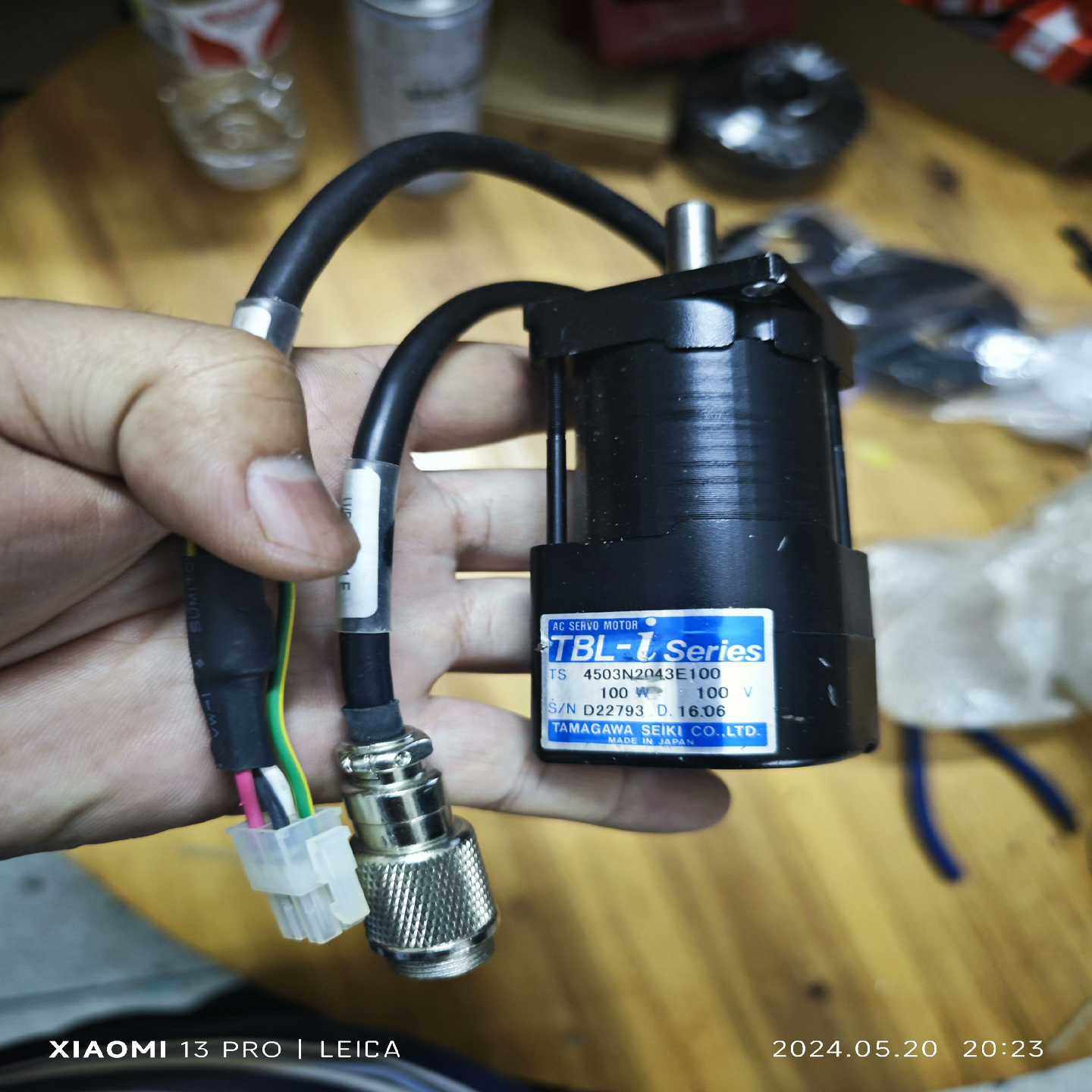 【议价】ASM配件电机。。02-E18017多摩川电机，4503N2适用