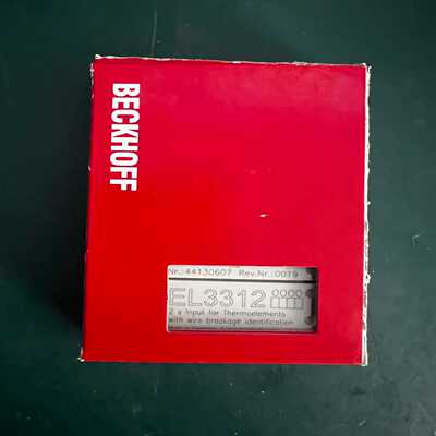 倍福EL3312模块，全新原装正品，包装齐全。2路热电偶输入--议价