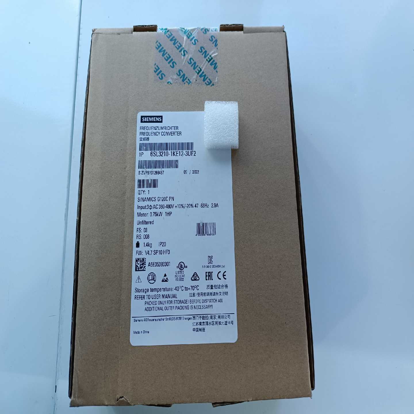 6SL3210-1KE12-3UF2G120C变频器0询价