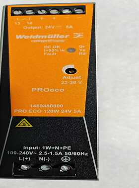 魏德米勒PROeco电源全新原包装--议价商品