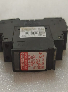 PHOENIXCONTACTPT2-PE/S24AC-STSURGEPROTECTIONPLUG