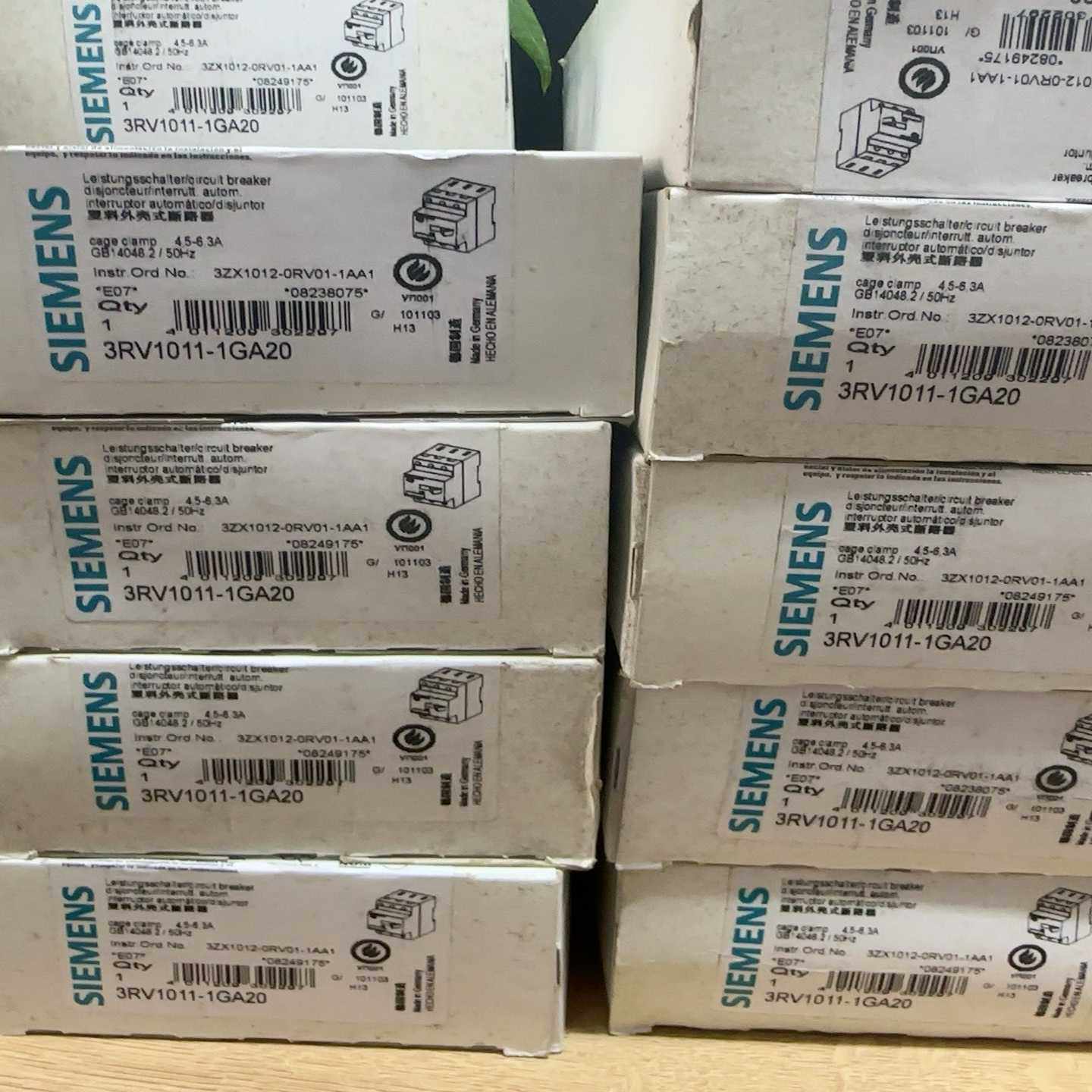 【议价】断路器3RV1011-1GA20适用