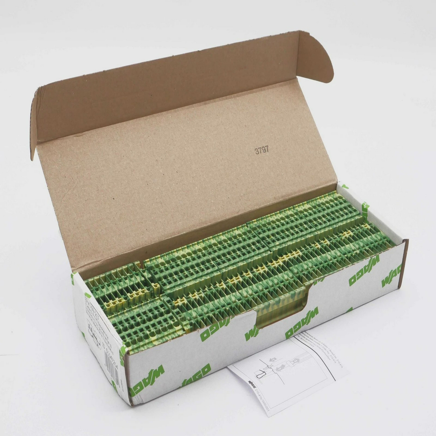 50xWago769-217511472144,0mm22-Leiter/2-Pin-PE-Basisklem