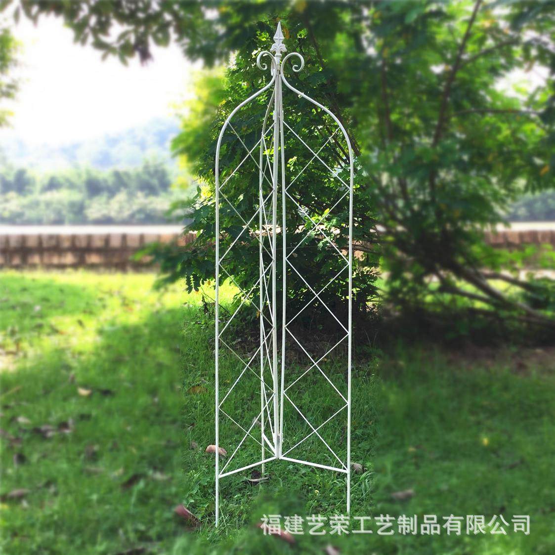 欧式复古铁艺花架爬藤架落地式立式三面立体地栽盆栽架园艺用品,鲜花速递/花卉仿真/绿植园艺,花架,淘宝优惠券,粉丝福利购,淘宝优惠卷