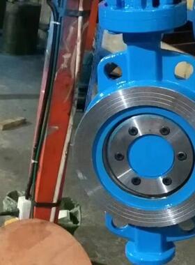 铸钢对夹式蝶阀 D373Y-25C D373Y涡轮三偏心金属硬密封蝶阀 DN65
