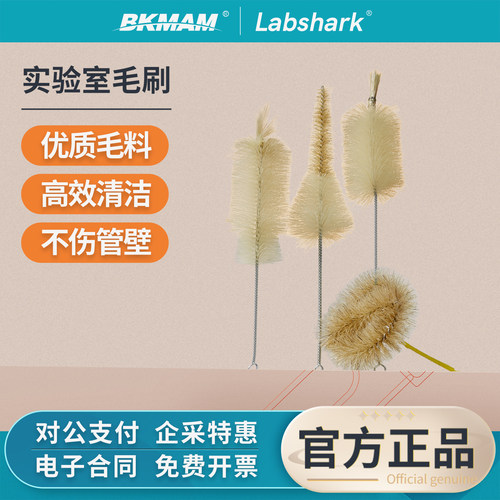Labshark试管刷烧杯刷锥形瓶