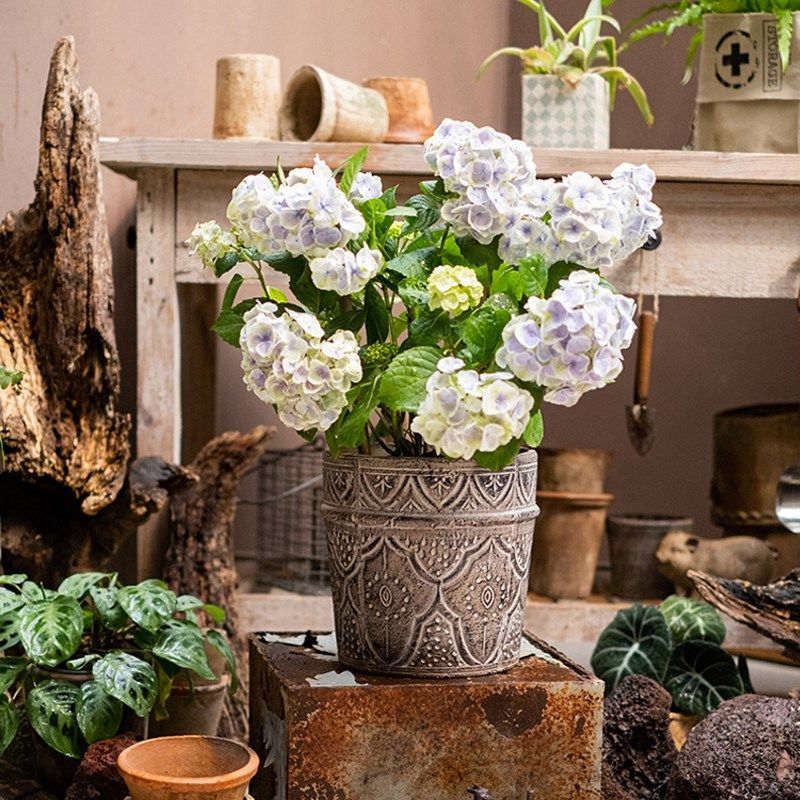 复古经典元素红陶花盆透气土培绿植种植花器阳台花园插花艺术花瓶,童装/婴儿装/亲子装,儿童装饰手表,淘宝优惠券,粉丝福利购,淘宝优惠卷