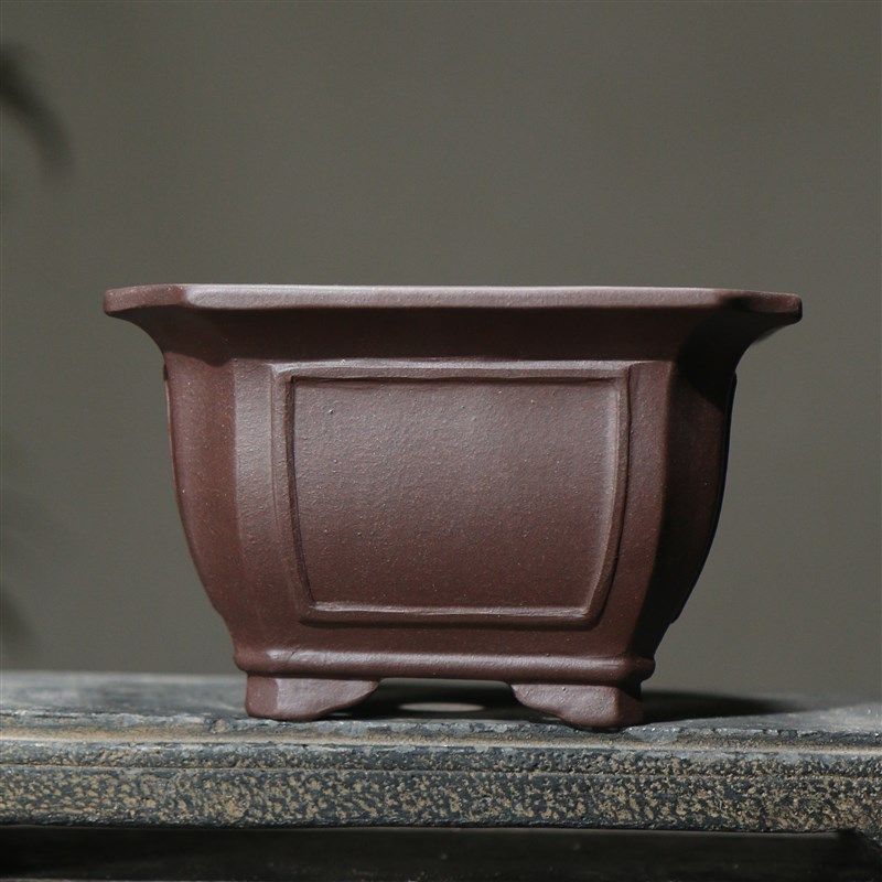紫砂花盆兰花盆正方奎面四方盆景盆觅陶乡紫泥桌面盆栽中国风盆栽,童装/婴儿装/亲子装,儿童装饰手表,淘宝优惠券,粉丝福利购,淘宝优惠卷