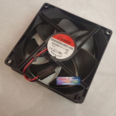 全新SUNON EE92252B3-000C-A99 9025 24V 1.3W 9CM静音变频器风扇