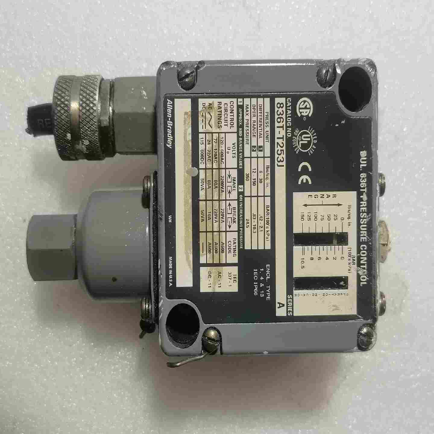AB压力传感器836T-T253J成色如图功能直适用