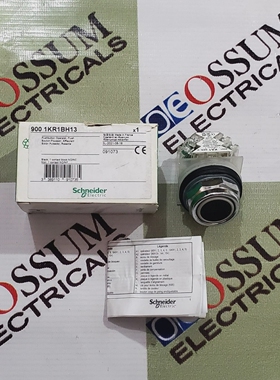 SCHNEIDER9001KR1BH13PUSHBUTTON操作员黑色1NO/NC免费快速