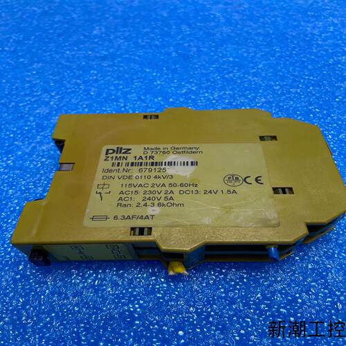 Pliz德国皮尔兹继电器Z1MN1A1R实物拍摄议价商品