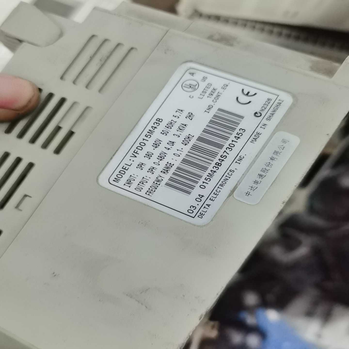 咨询-1.5kw,380v台达变频器vfd015m43b,一切功能