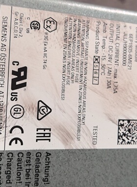 西门子SITOP电池模块型号6EP19356ME21输