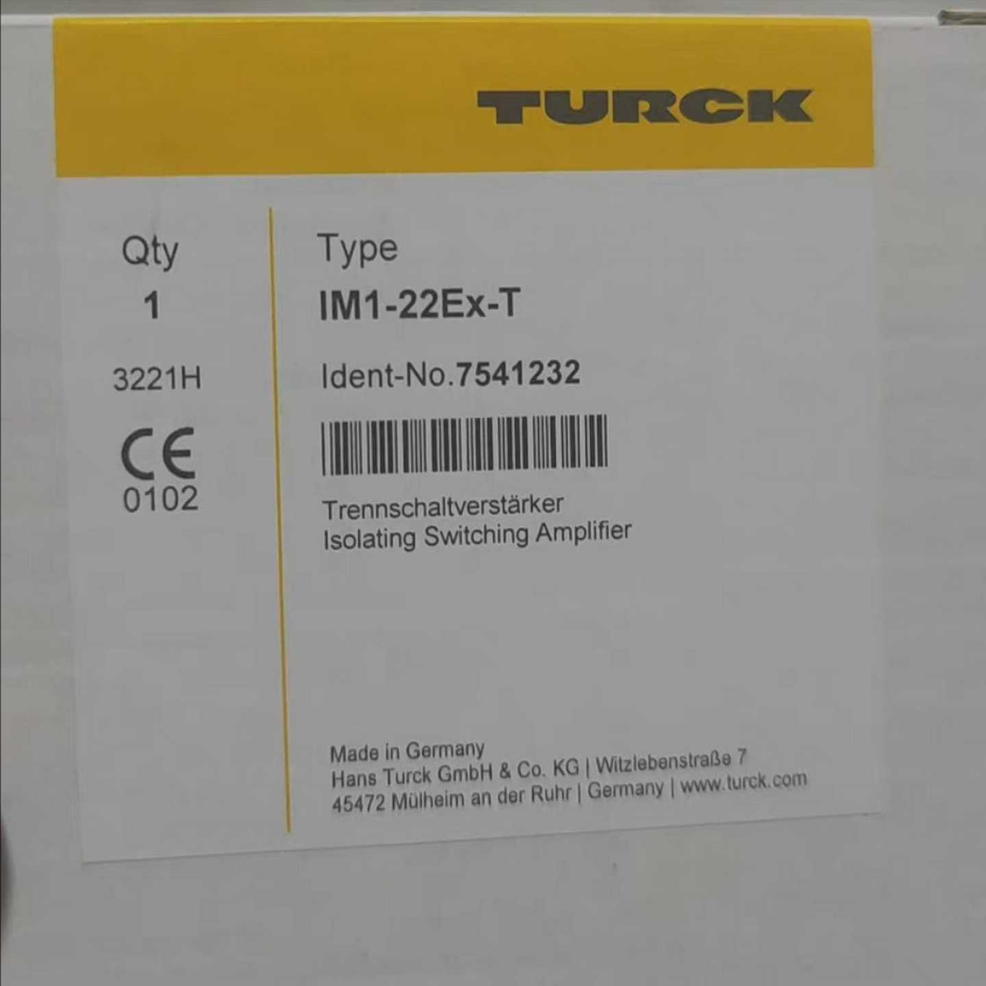 【议价】图尔克隔离栅安全栅IM1-22EX-T，Z488/Ex，M适用