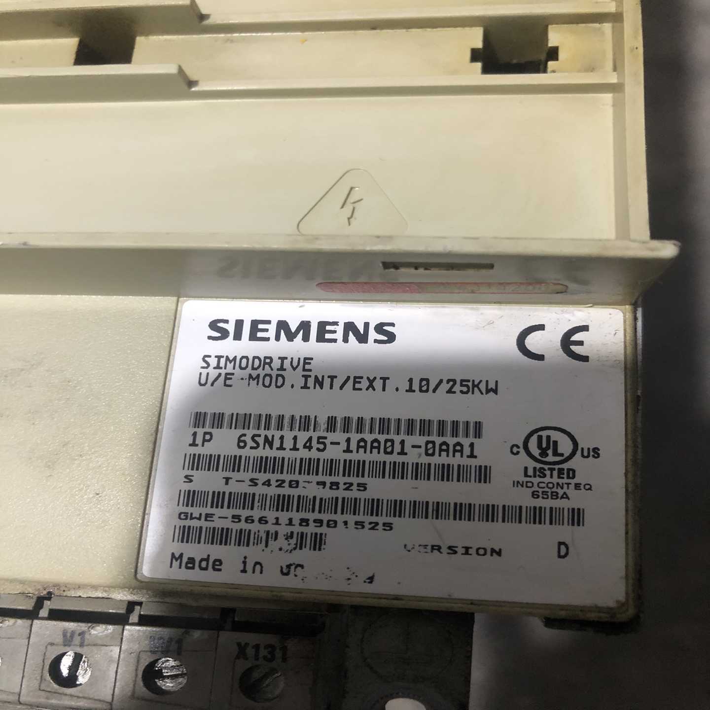 议价西门子伺服驱动器6SN1145-1AA01-0AA1，25