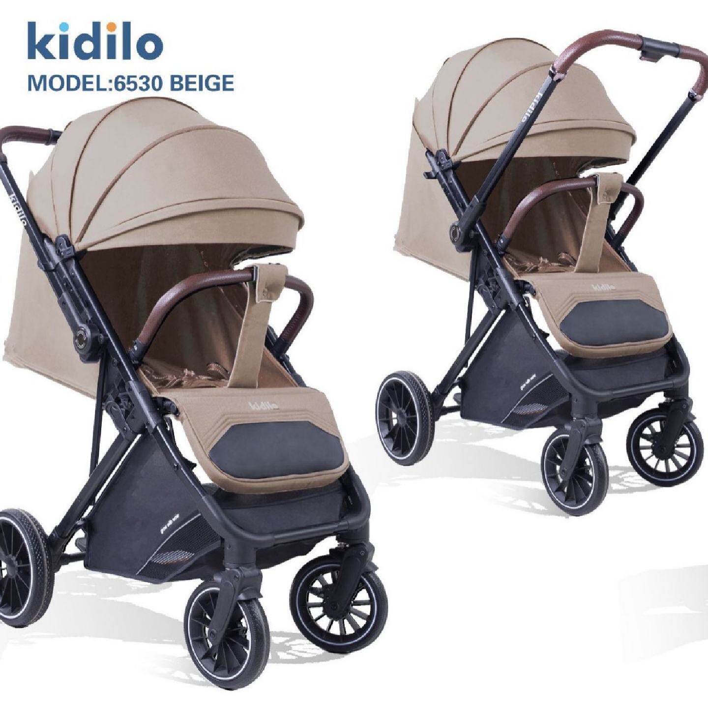 德国2025新款kidilo儿童手推车可坐可躺双向轻便高景观宝宝口袋车