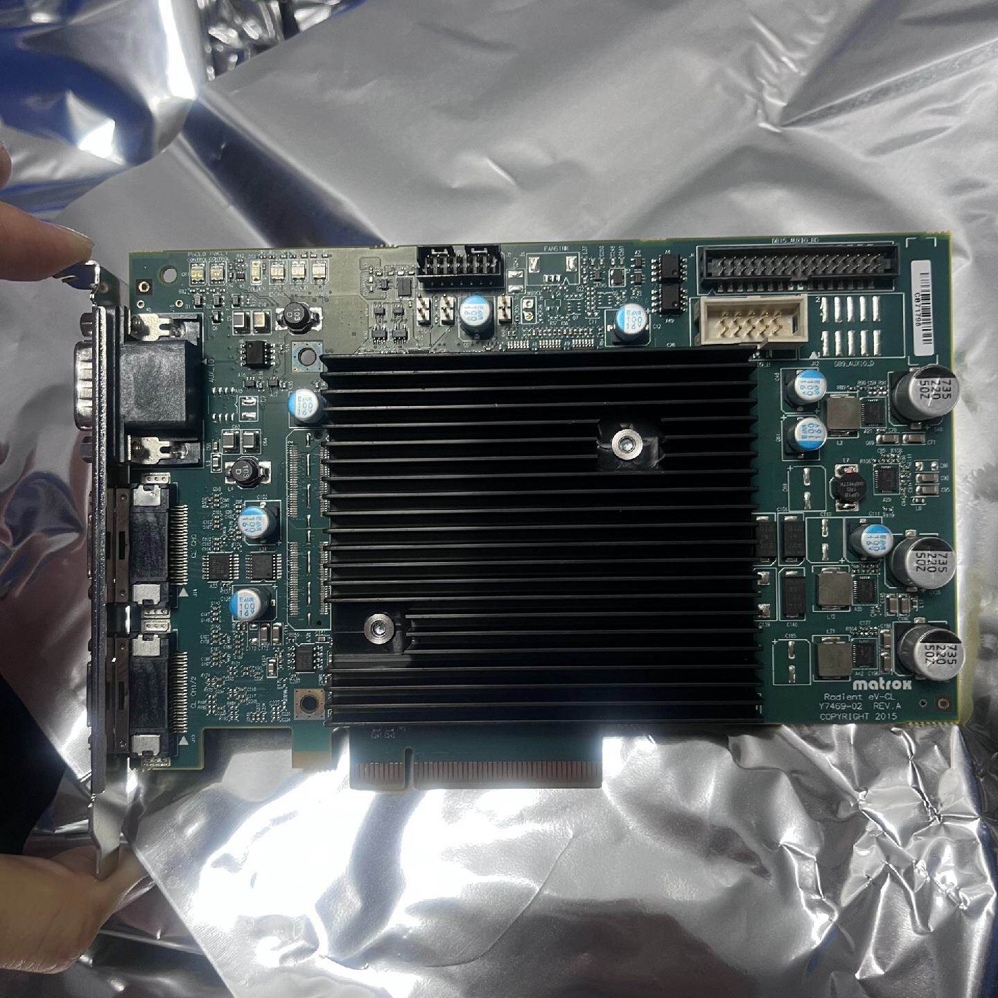 【议价】MATROX/迈创RADEV1GCLSF Y7469-02适用501