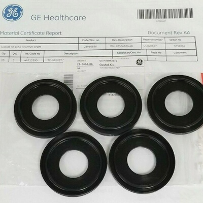 NEW GE HEALTHCARE 28966886 GASKET KIT TC50 ID 22mm EPDM MBL