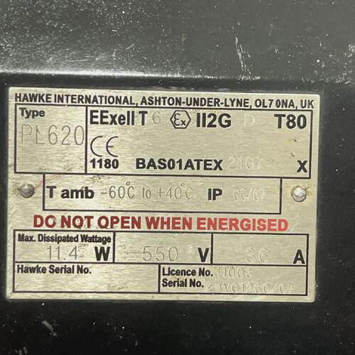 Hawke PL620 Enclosure 11.4W 550V 27A Junction Box Standard