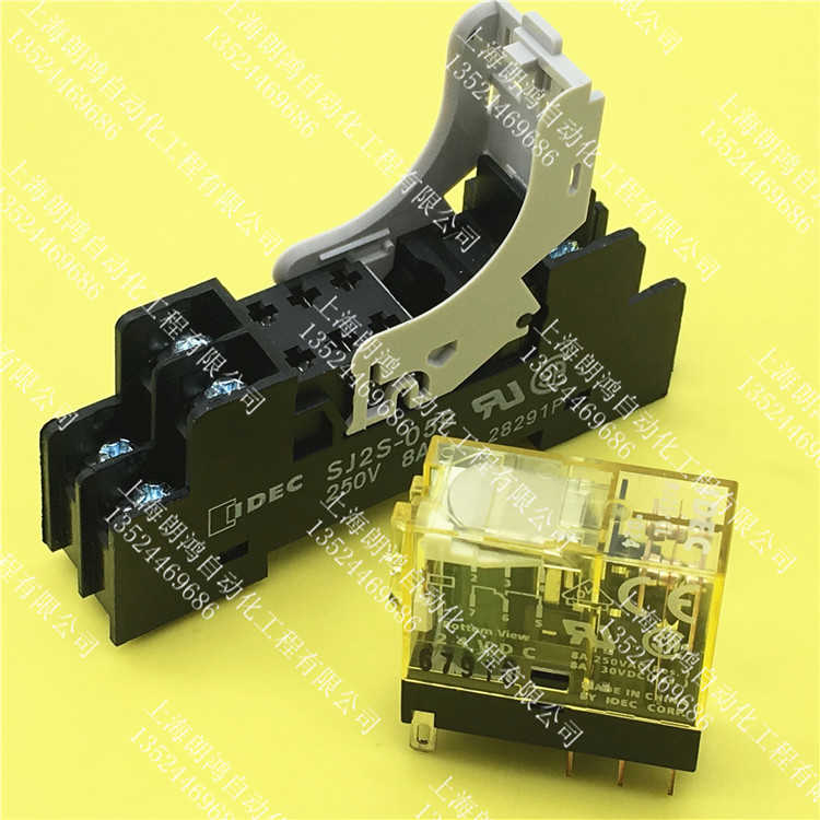 原装 IDEC和泉中间继电器 RJ2S-CL-D24 24VDC RJ1S S1JS-05B
