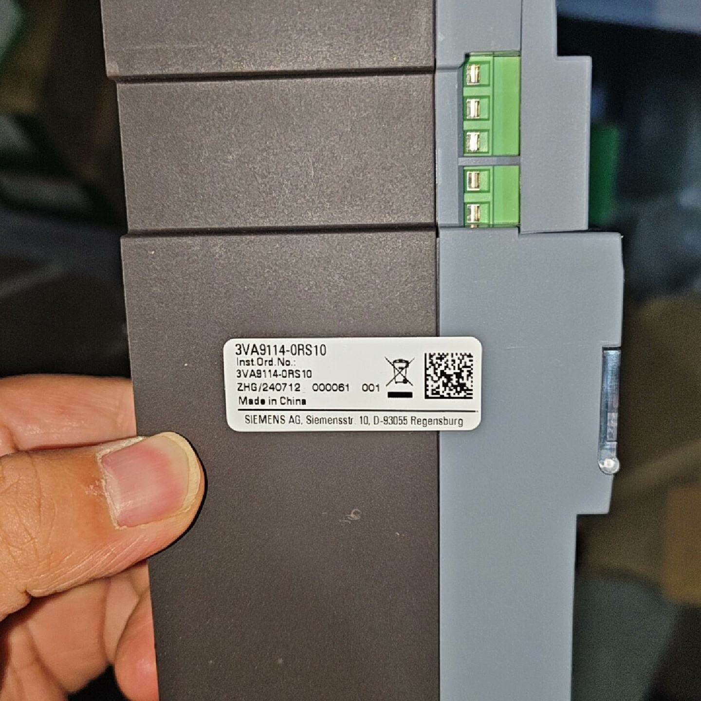 西门子塑壳断路器漏电附件,3VA9114-0RS10 漏电模--议价商品