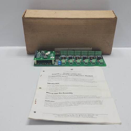 GAITRONICS 12580001 AUDIO DISTRIBUTIONMONITOR MODULE PCB CAR